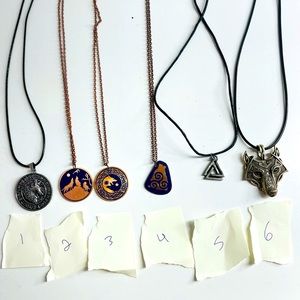 COPY - Viking wolf necklaces jewelry runes valknut